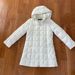 Kenneth Cole White Long Quilted Jacket (fast shipping!!)